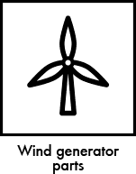 風力発電部品